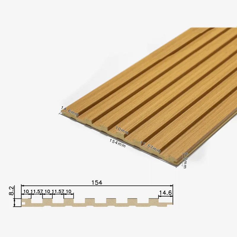 151 Panel estriado sólido de 7 rejillas